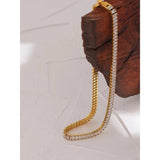 18K Gold Plated Tennis Choker
