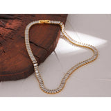 18K Gold Plated Tennis Choker