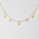 18K Gold Plated Starry Charm Necklace