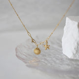 18K Gold Plated Ocean Dreams Necklace