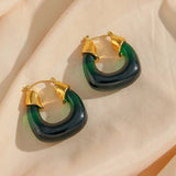 18K Gold Plated Evelyn Hoops