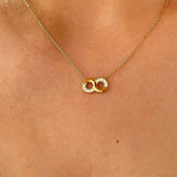 18K Gold Plated Infinity Necklace