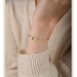 18K Gold Plated Rainbow Bracelet