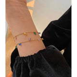 18K Gold Plated Rainbow Bracelet