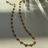 18K Gold Plated Daisy Necklace