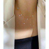 18K Gold Plated Dew Drops Necklace