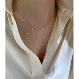 18K Gold Plated Dew Drops Necklace