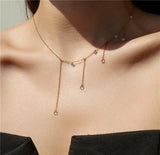 18K Gold Plated Dew Drops Necklace