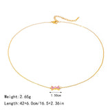 Vibrant Pink Bow Necklace