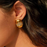 18k Gold Plated Mykah Studs