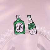 Gin Tonic Set Brooch Enamel Pin