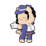 Meowchael Jackson Cat Brooch Enamel Pin