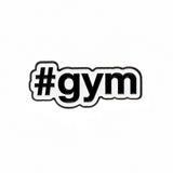Gym Metal Enamel Sticker