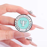 Psychologia Medical Brooch Enamel Pin