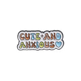 Cute And Anxious Brooch Enamel Pin