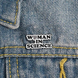 Woman In Science Brooch Enamel Pin