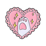 Paw Love Brooch Enamel Pin