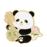 Pipa Panda Brooch Enamel Pin