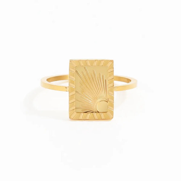 18k Gold Plated Sunshine Ring