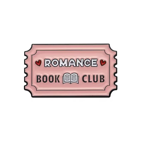 Romance Book Club Brooch Enamel Pin