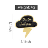 This Too Shall Pass Brooch Enamel Pin