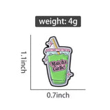 Matcha Girlie Brooch Enamel Pin