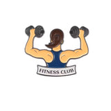 Fitness Club Gym Brooch Enamel Pin
