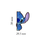 Peeping Stitch Enamel Sticker