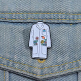 Lab Coat Brooch Enamel Pin