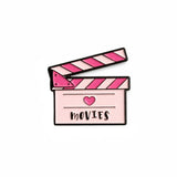 Movies Enamel Sticker
