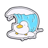 Surfer Duck Brooch Enamel Pin