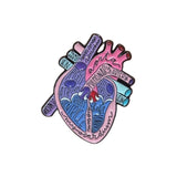 Heart Metal Enamel Sticker