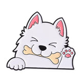 Bone-Jour Dog Brooch Enamel Pin