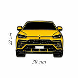 Lamborghini Metal Enamel Sticker