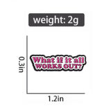 All Works Out Brooch Enamel Pin