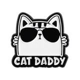 Cat Daddy Brooch Enamel Pin