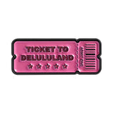 Ticket To Delululand Brooch Enamel Pin