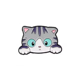 Tabby Cat Brooch Enamel Pin