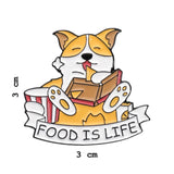 Food Is Life Brooch Enamel Pin