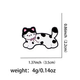 Moo-shi Cat Brooch Enamel Pin