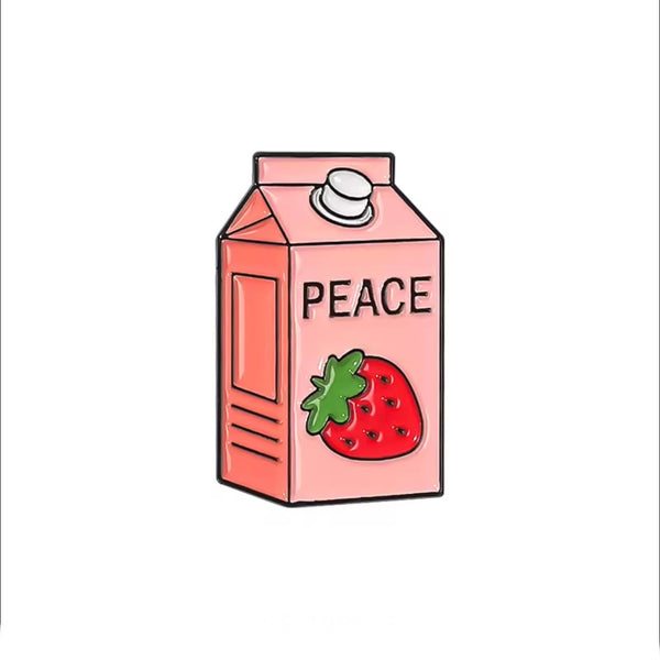 Peace Juice Brooch Enamel Pin