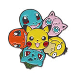 Happy Pokemon Brooch Enamel Pin