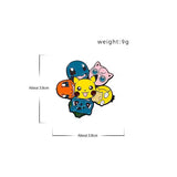 Happy Pokemon Brooch Enamel Pin