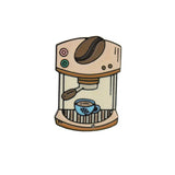 Coffee Machine Brooch Enamel Pin
