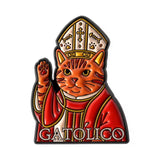 Gatolico Cat Brooch Enamel Pin