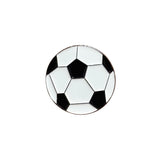 Football Metal Enamel Sticker