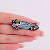 Outatime Car Brooch Enamel Pin