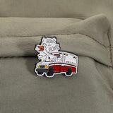 Ambulance Goose Brooch Enamel Pin