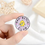 Bad Bitch Club Duck Brooch Enamel Pin