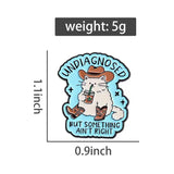 Something Ain’t Right Cat Brooch Enamel Pin